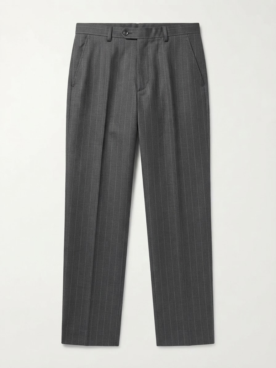 Black pinstripe trousers  Saint laurent